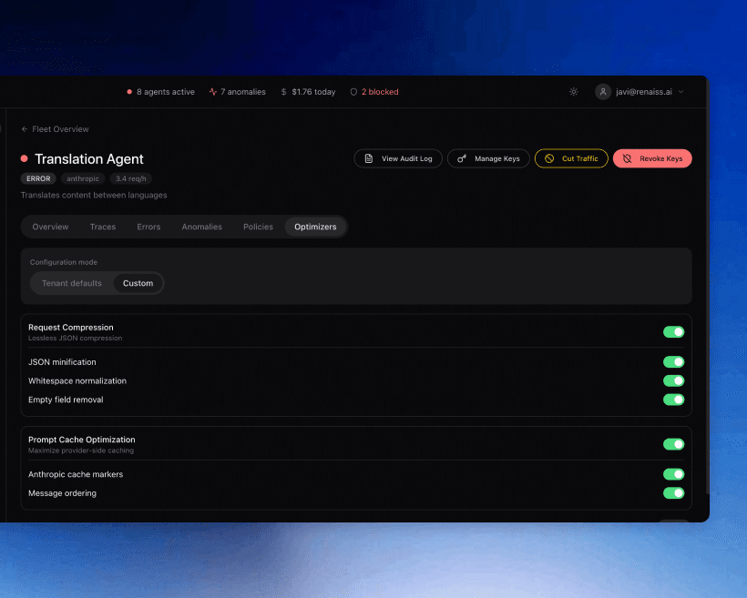 Automatic Cost Optimization